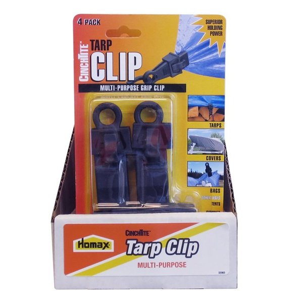 Homax 4Pk Cinchtite Tarp Clip 5304